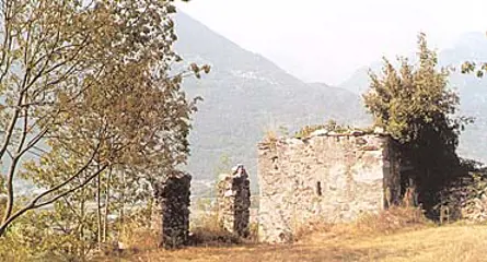 Veduta dall'esterno della torre del Castellino